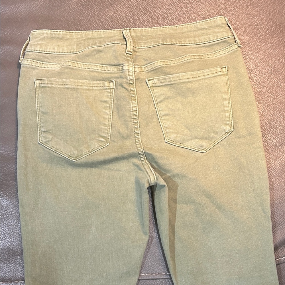 Old Navy Rockstar Super Skinny Women's Light Green Jeans, size 30/28 - Picture 5 of 6